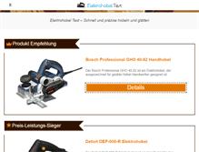 Tablet Screenshot of elektrohobeltest.com